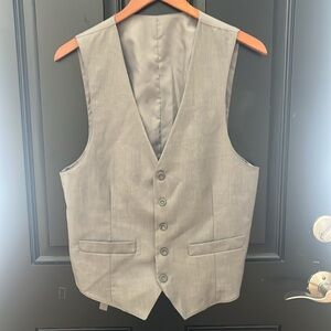 Gray Suit Vest